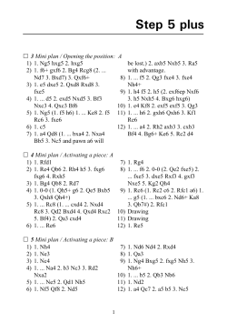 Step 5 plus - Steps Method