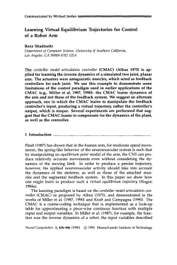 Learning Virtual Equilibrium Trajectories for Control of a Robot Arm