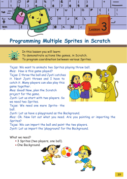 Programming Multiple Sprites in Scratch