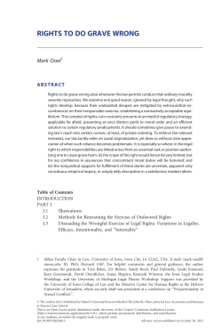 rights to do grave wrong - Oxford Academic