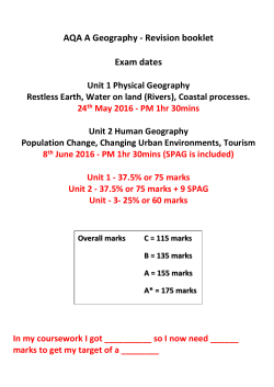 Physical Geography - Clacton County High School