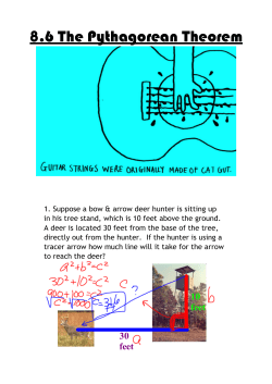 8.6 The Pythagorean Theorem