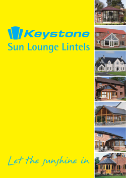Sun Lounge Lintel