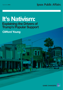 It`s Nativism