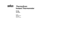 ThermoScan Instant Thermometer