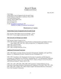 diane p. wood - University of Chicago Law School