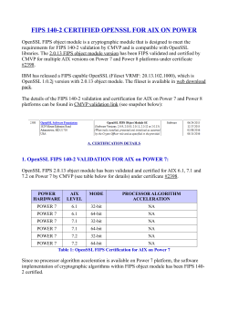 fips 140-2 certified openssl for aix on power