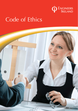 Code of Ethics - Engineers Ireland