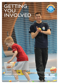 Tennis Leader Tutor Workbook