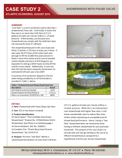 Shower head case study
