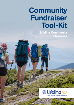 Community Fundraiser Tool-Kit