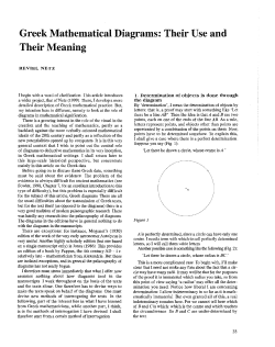 Greek Mathematical Diagrams: Their Use and Their Meaning
