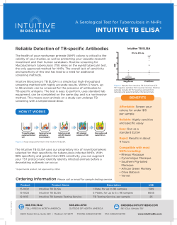 intuitive tb elisa - Intuitive Biosciences