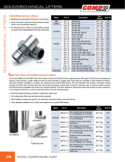 solid/mechanical lifters solid/mechanical lifters