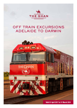 off train excursions adelaide to darwin