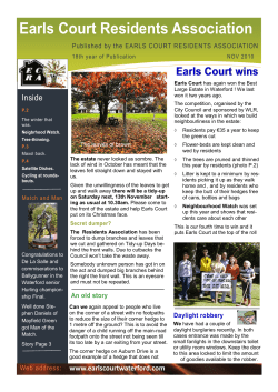 Earls Court Residents Association