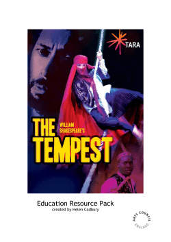 Education Resource Pack - Tara-Arts