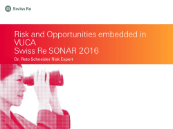 Swiss Re SONAR New emerging risk insights