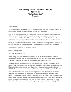 Transcript. - The History of the Twentieth Century