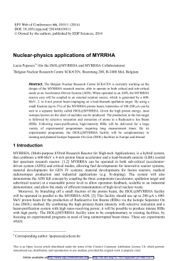 Nuclear-physics applications of MYRRHA - Isol@myrrha