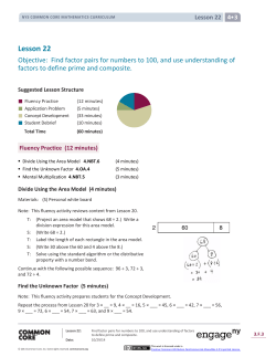 Lesson 22 - EngageNY
