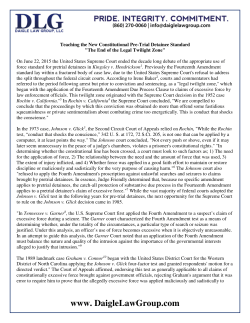 Teaching the New Constitutional Pre-Trial