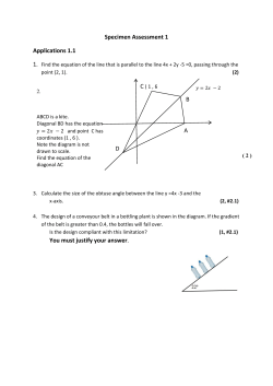 Specimen Assessment 1 Applications 1.1 You must justify your