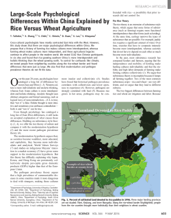 Large-Scale Psychological Differences Within China Explained by