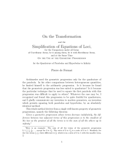 Method of Quadrature