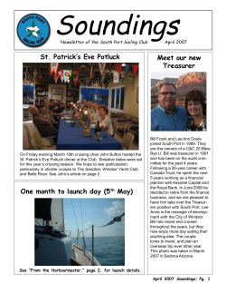 April - South Port Sailing Club