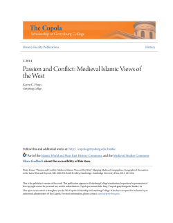 Passion and Conflict: Medieval Islamic Views of the West