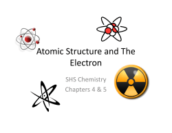 Atomic Structure and The Electron