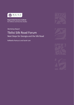 Tbilisi Silk Road Forum