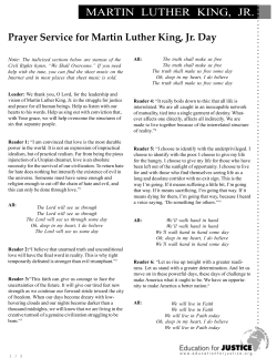 martin luther king, jr.