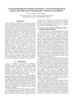 A Structural/hermeneutical Analysis of the `Old Castle`