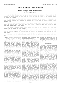 The Cuban Revolution