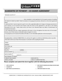 guarantee of payment &ndash; co-signer agreement