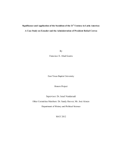 Significance and Application of the Socialism of the 21st Century in