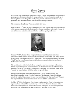 Plessy v. Ferguson