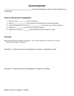 Percent Composition