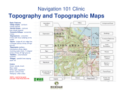 Topography and Topographic Maps