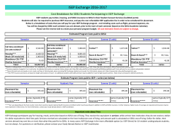 ISEP Exchange 2016-2017