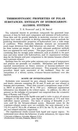 thermodynamic properties of polar