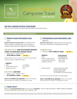 Camporee Insurance Accident Application