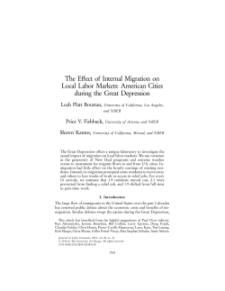 The Effect of Internal Migration on Local Labor Markets