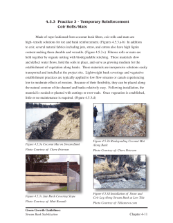 Chapter 4-11 4.5.3 Practice 3 - Temporary Reinforcement Coir Rolls