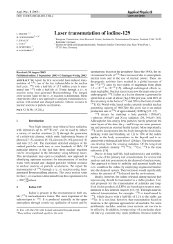 Laser transmutation of iodine-129