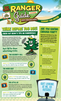 Summer 2015 Junior Ranger Review