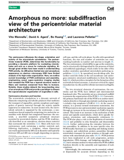 Amorphous no more: subdiffraction view of the
