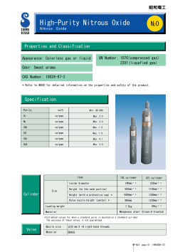 High-Purity Nitrous Oxide